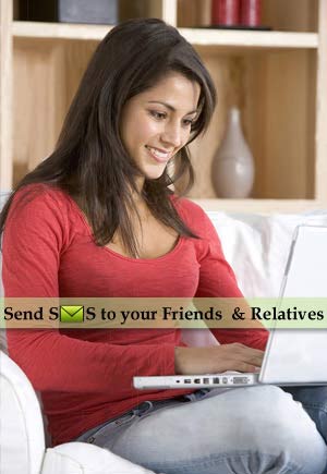 Send SMS to your friends and relatives