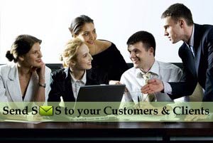 Send SMS to your Customers and Clients
