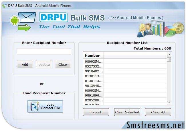 Android Mobile Messaging Software screenshot Android Mobile Messaging Software screenshot