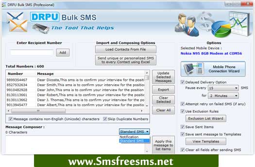 Windows 7 SMS Free SMS 9.2.1.0 full