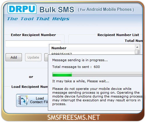 Android Mobile SMS Software