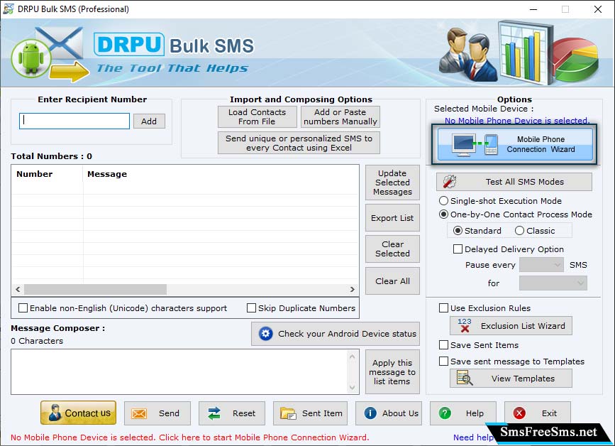 GSM Mobile Phone Connection Wizard