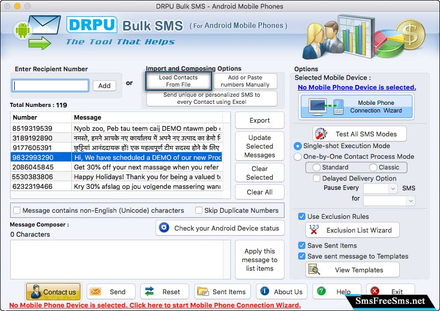 Load Contacts From File Option