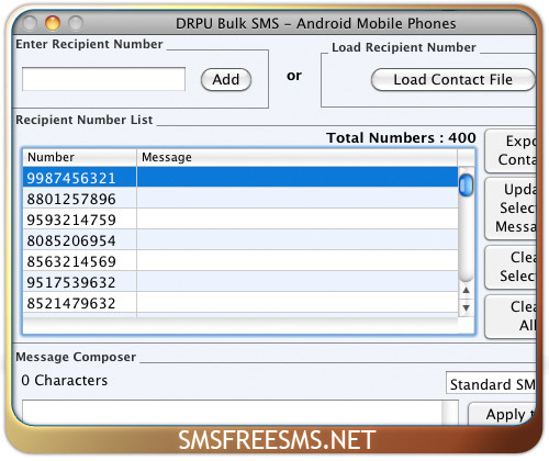 MAC SMS Software for Android phone