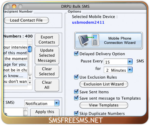 MAC SMS Software
