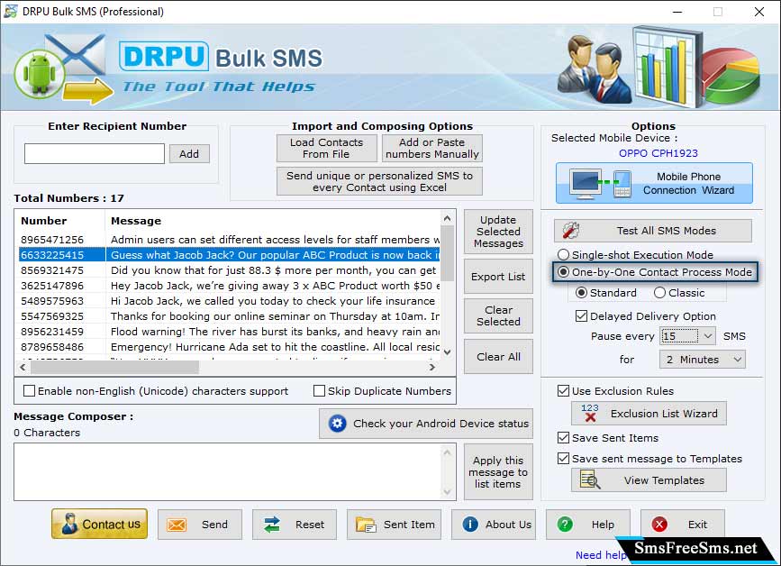 Professional Bulk SMS Software