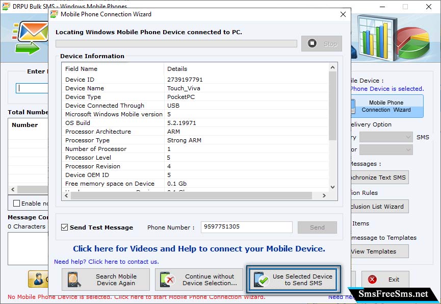 Windows Mobile Device Information