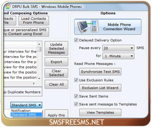 Windows Mobile SMS Software