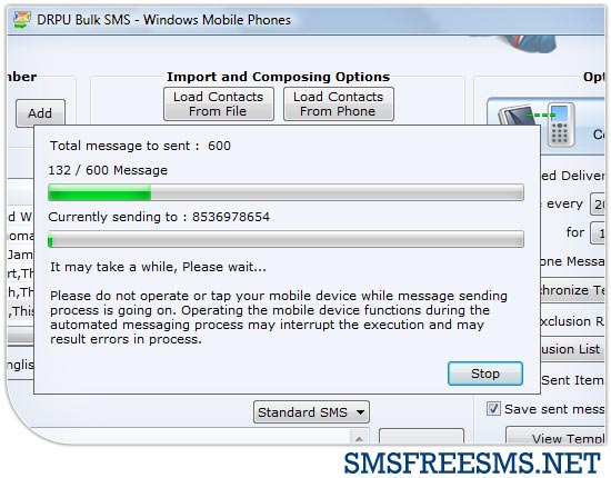 SMS gateway application